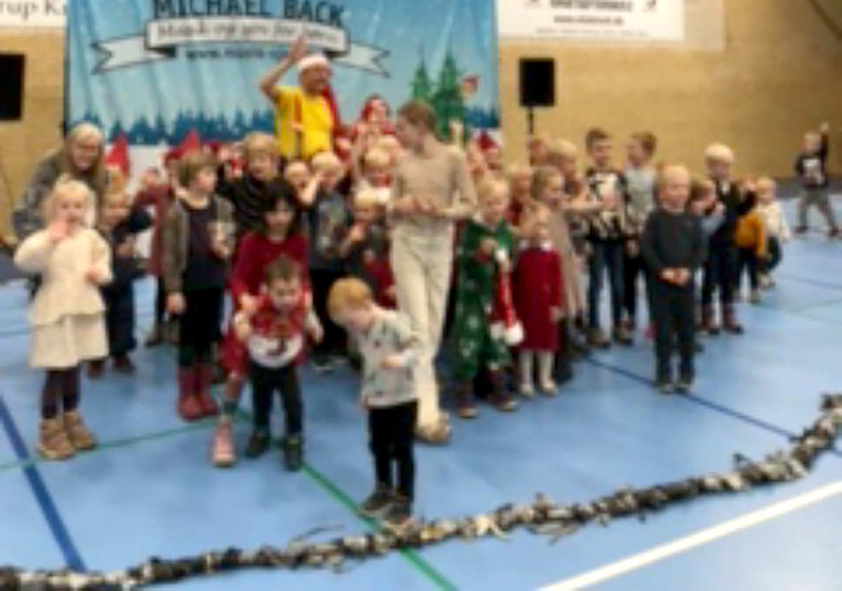 Mange deltog i Juletræsfesten i Hjallerup Idrætscenter Mange deltog i Juletræsfesten i Hjallerup Idrætscenter