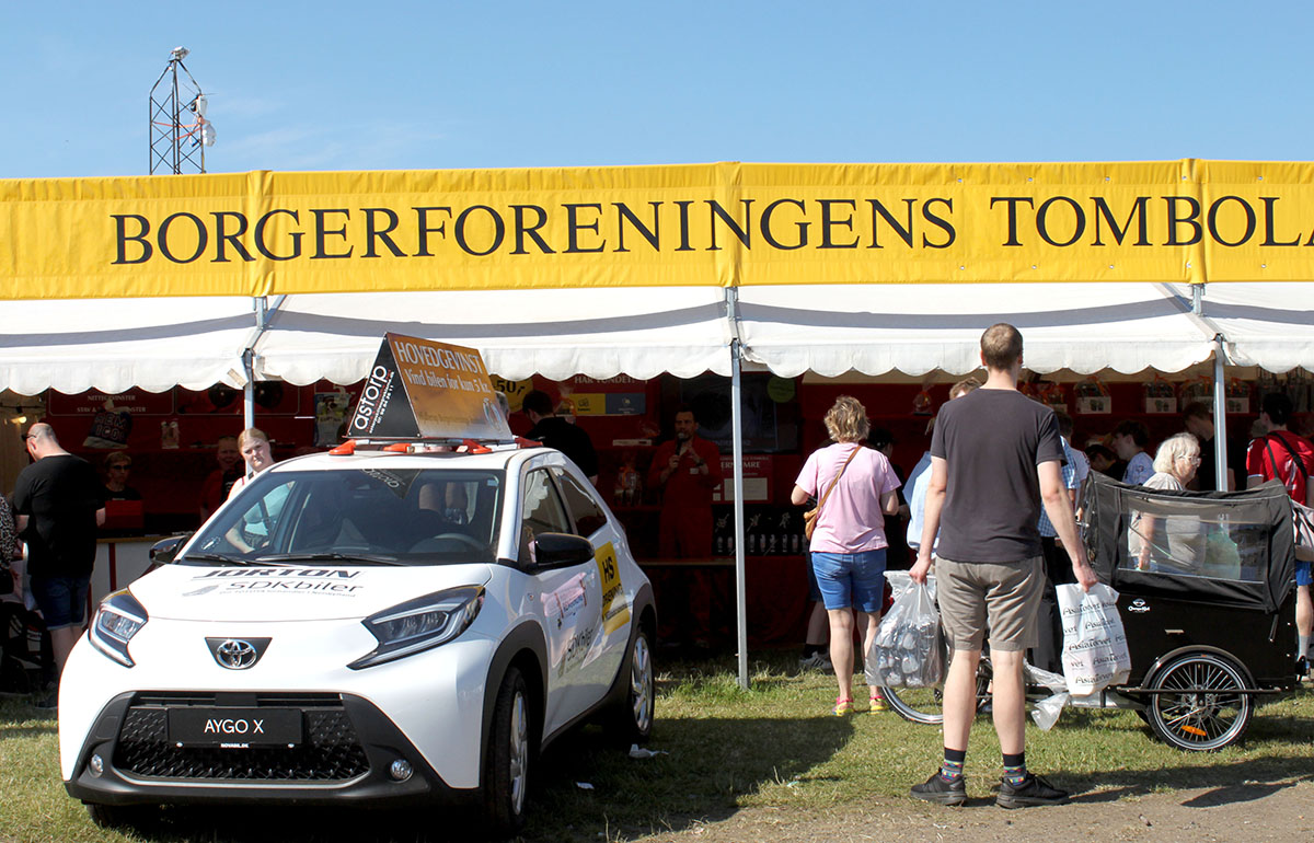 Igen flotte gevinster i borgerforeningens tombola på Hjallerup Marked 2024 Igen flotte gevinster i borgerforeningens tombola på Hjallerup Marked 2024