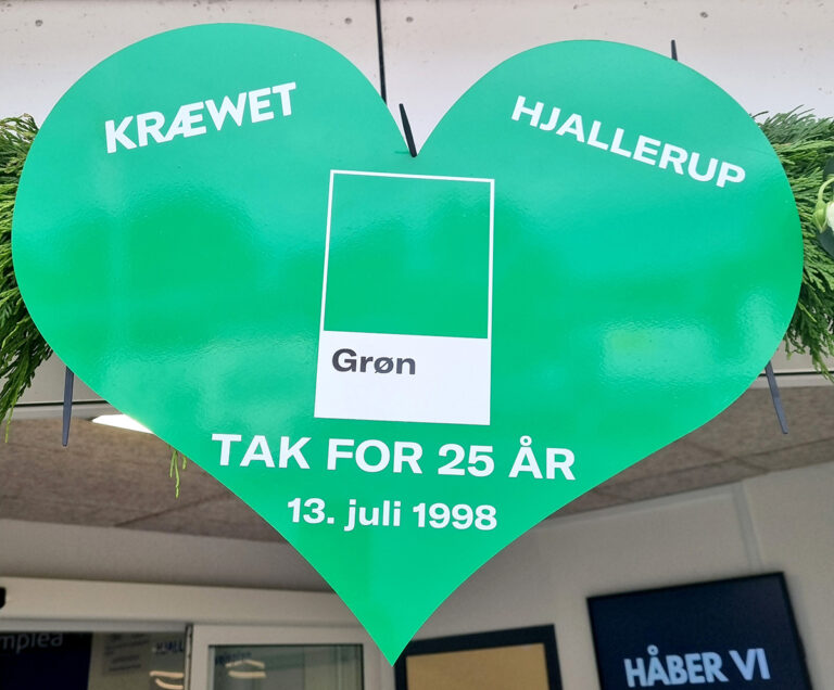 Grøn koncerts frivillige fejrede 25 års samarbejde – “sølvbryllup” med Hjallerup Idrætscenter