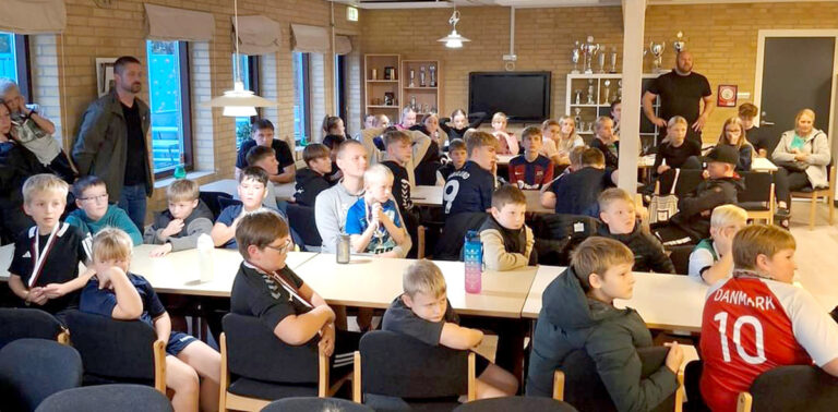 Afslutningsfest i DHF Fodbold