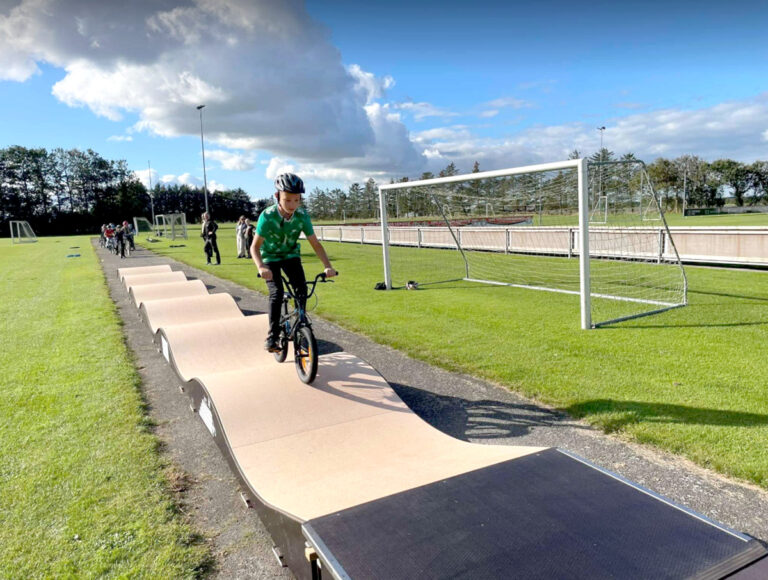 Ny pump track bane i Thise