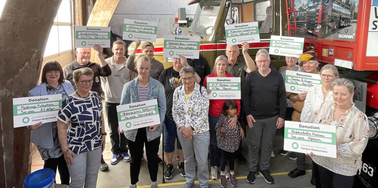 358.538 kr. uddelt til lokale foreninger i Klokkerholm og omegn