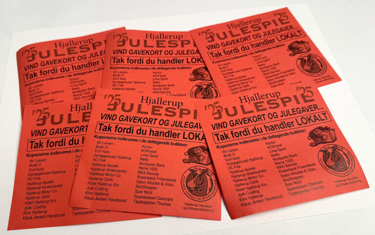 Julespillet i Hjallerup fik igen stor lokal opbakning