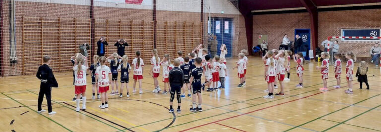 Børnehåndboldstævne i Flauenskjold Hallen