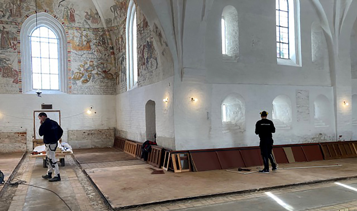 Dronninglund Kirke lukket i et år under stor renovering Dronninglund Kirke lukket i et år under stor renovering