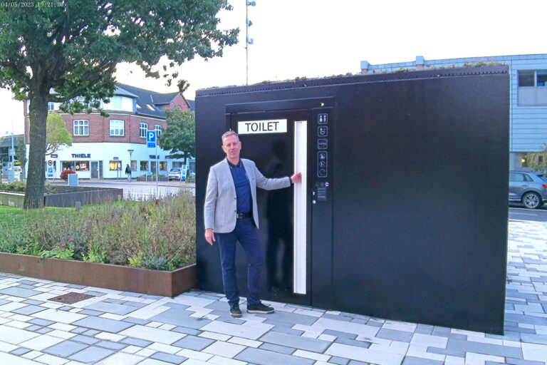 Nyt offentligt toilet på Peder Nielsens Plads