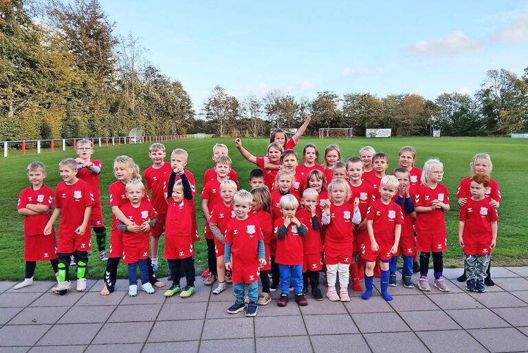 Fodboldafslutning for de yngste
